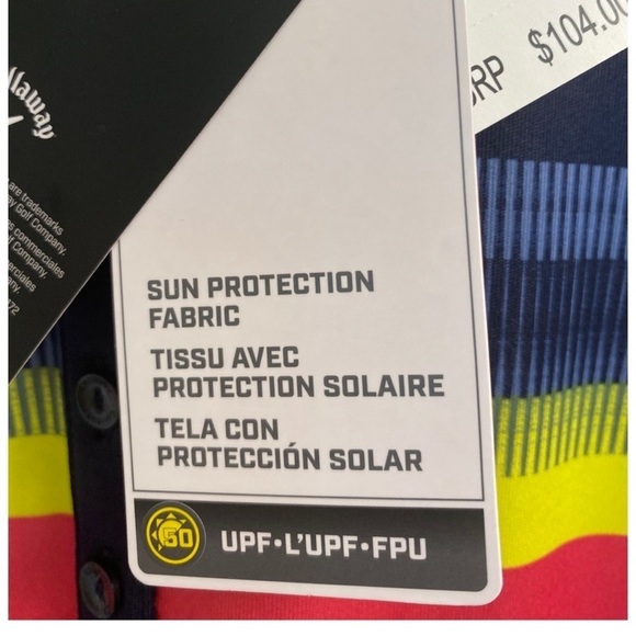 Callaway Golf Dress Rainbow Gradient Opti-Dri Size XL NEW - Picture 8 of 11